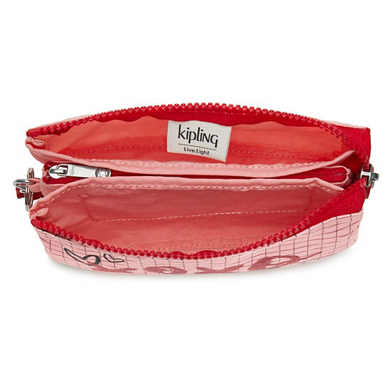 Kipling Creativity Large Mote Pouch Vesker Rosa | NO 1133OK